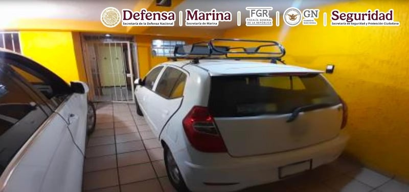 Vehículos asegurados en Durango
