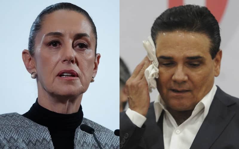 La presidenta negó que se haya confirmado la detención de Aureoles Claudia Sheinbaum dijo que la FGR es quien investiga