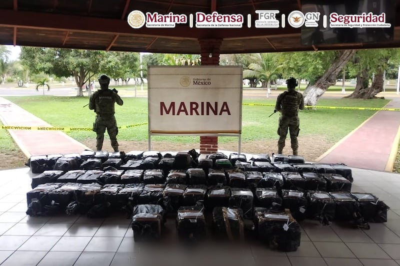 Decomiso cocaína en Michoacán