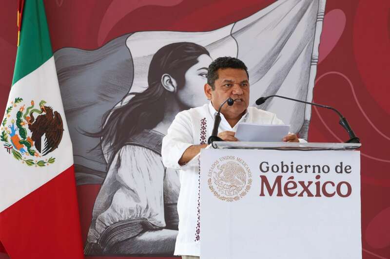 MACUSPANA, TABASCO, 16MARZO2025.- Javier May Rodríguez, gobernador de Tabasco; durante el inicio de obra de la ampliación de la carretera Macuspana-Escárcega, en el kilómetro 53 de la carretera José María Pino Suárez. Imágen del gobernador de Tabasco