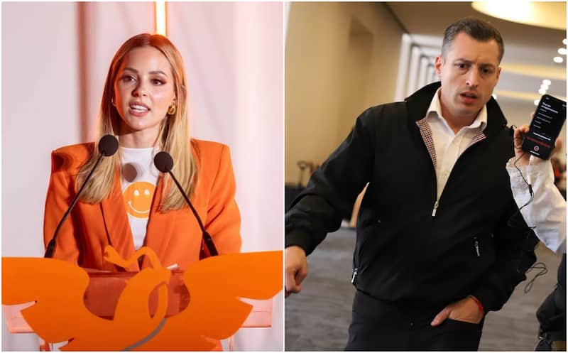 Una encuesta de Territorial colocó a Mariana Rodríguez como la favorita entre simpatizantes de Movimiento Ciudadano para la gubernatura de Nuevo León, por encima de Luis Donaldo Colosio. Imagen de Mariana Rodríguez y Luis Donaldo Colosio