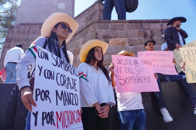 Protestas en Michoacán