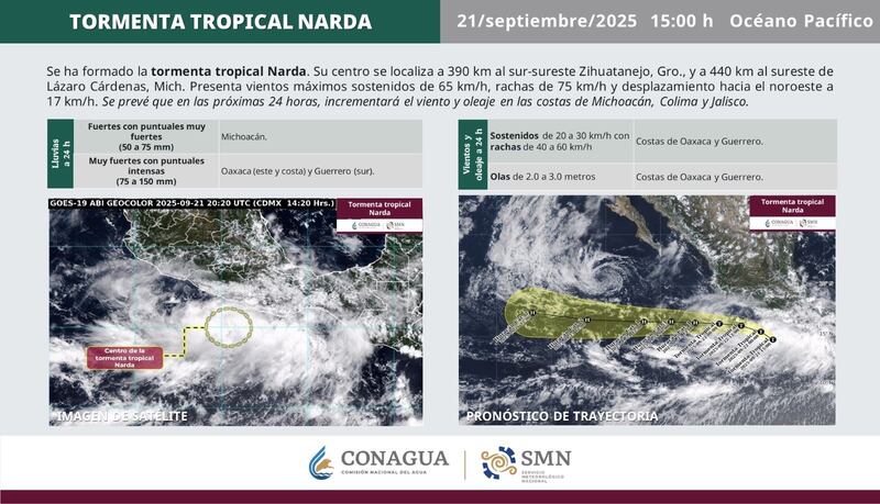 Tormenta Tropical Narda