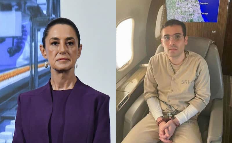 Claudia Sheinbaum y Ovidio Guzmán La presidenta Claudia Sheinbaum sostuvo que si Ovidio Guzmán declara contra funcionarios mexicanos, EUA deberá presentar pruebas