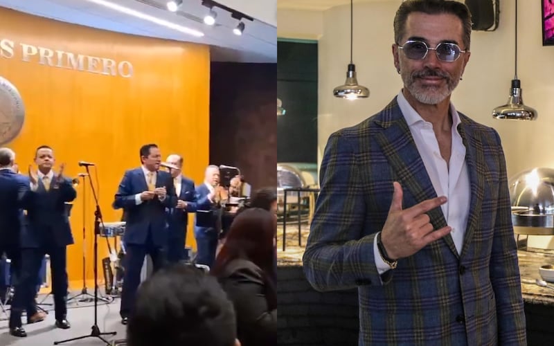 En San Lázaro se armó un baile tras la asistencia de la Sonora Santanera Baile en Cámara de Diputados