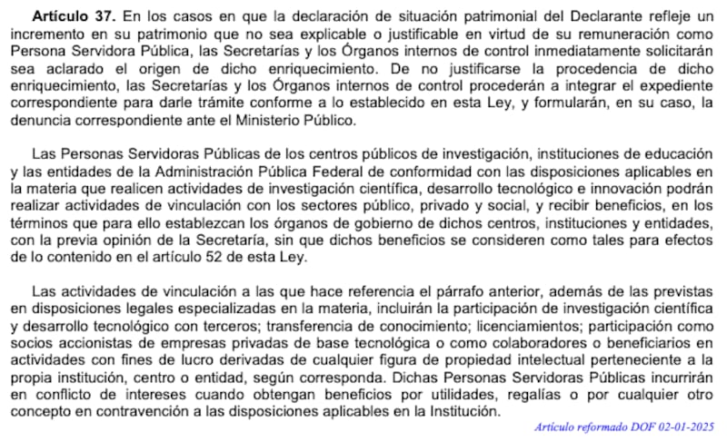 Ley General de Responsabilidades Administrativas