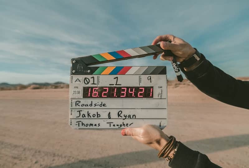 Estas son las 10 mejores películas del Siglo XXI, según el New York Times. Imágen de Pixabay de una claqueta de cine.