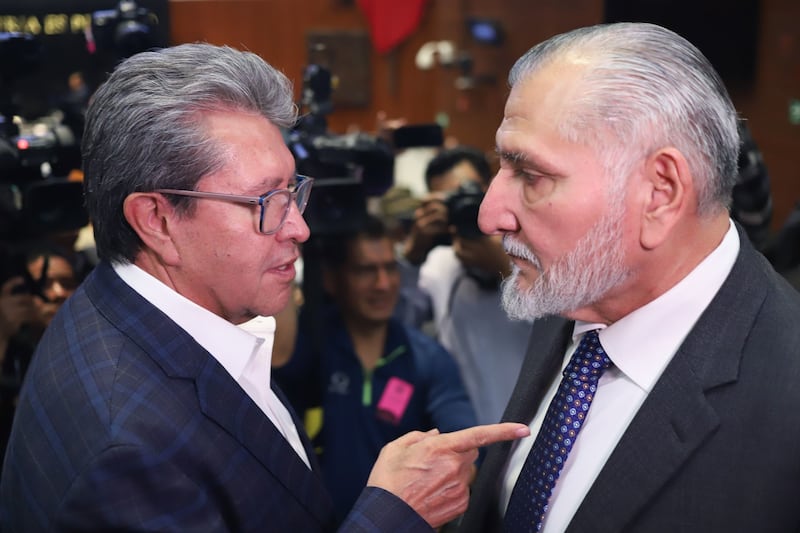Ricardo Monreal y Adán Augusto
