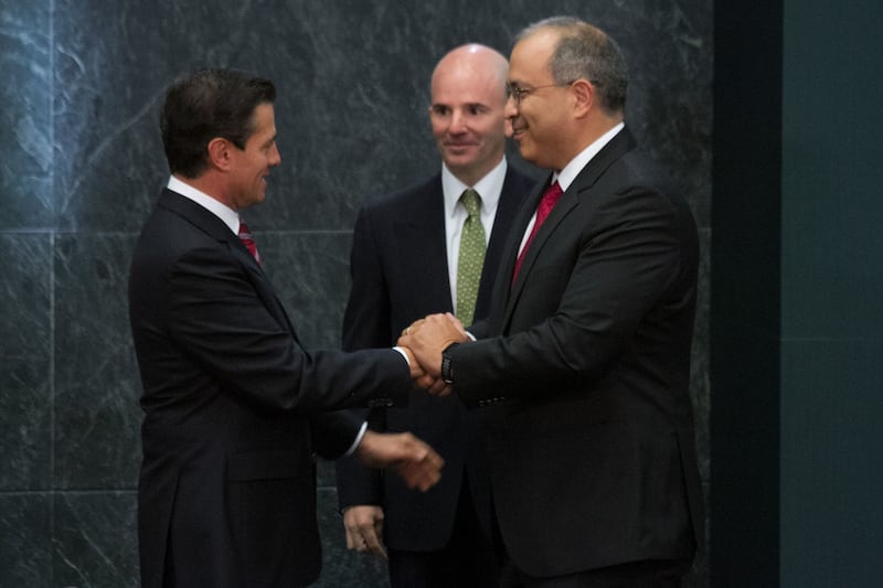 Peña Nieto y Carlos Treviño