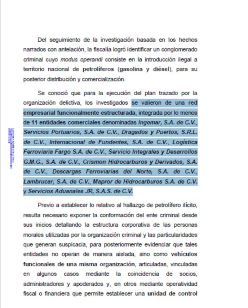 Imputaciones contra Ernesto Ruffo en su orden de aprehensión