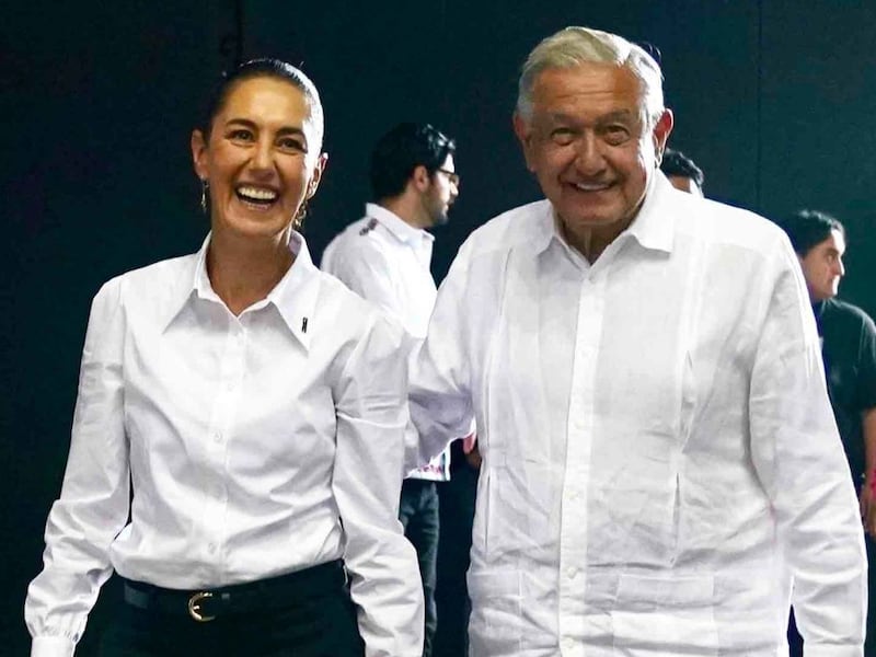 AMLO y Claudia Sheinbaum