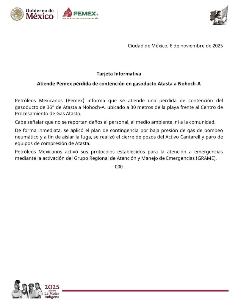 Fuga de gas Pemex Fuga de gas Pemex