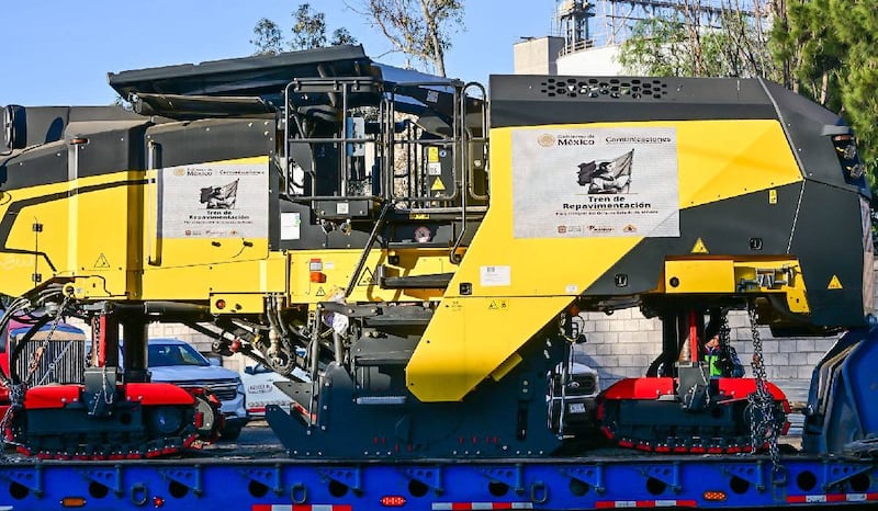Tren de pavimentación