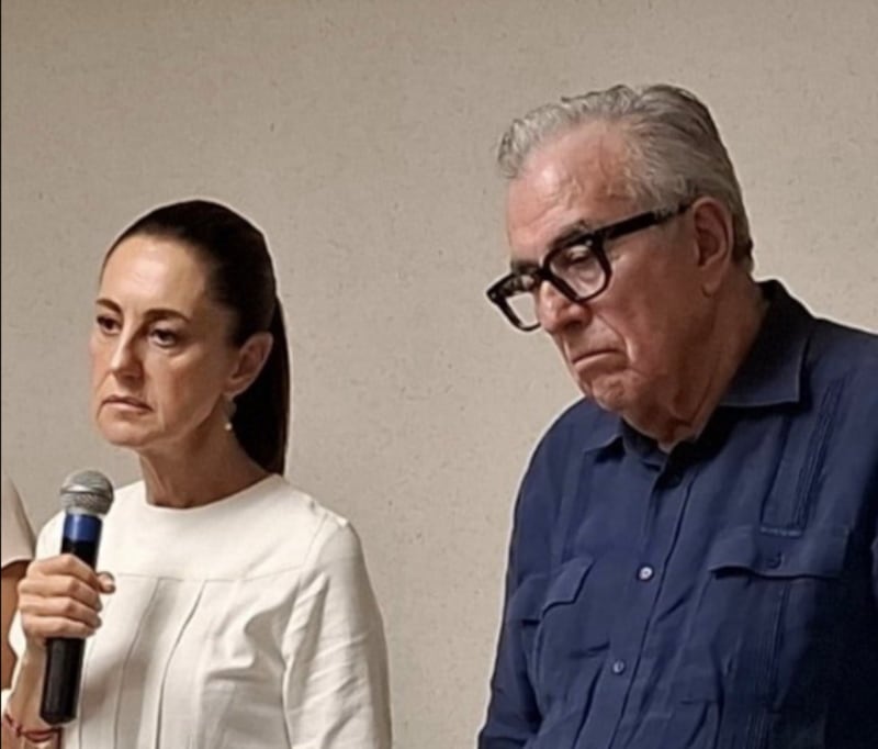 Claudia Sheinbaum y Ruben Rocha