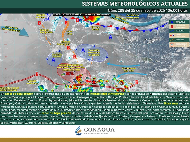 Lluvias estados