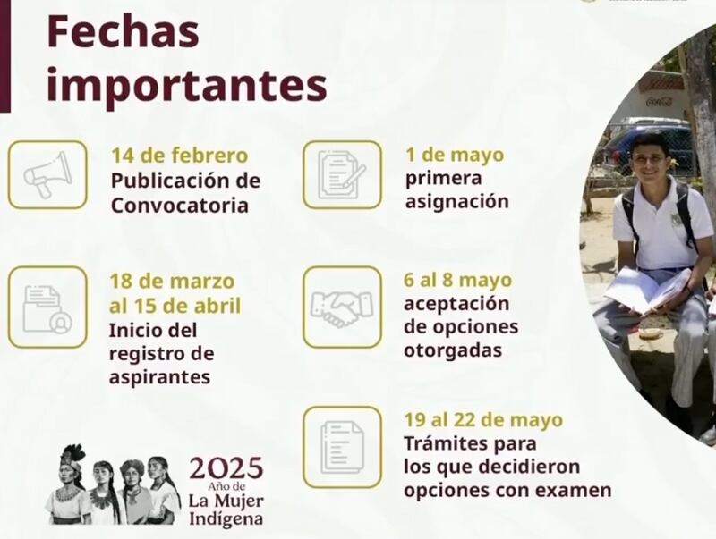 Calendario de registro