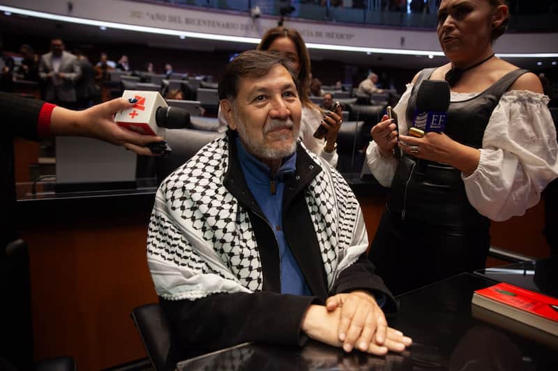 El senador de Morena se ha visto en problemas por sus irregulares gastos El senador morenista Gerardo Fernández Noroña