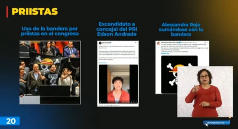 Edson durante la mañanera