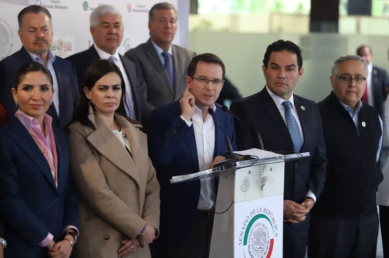 La bancada del PAN en el Senado de la República Ricardo Anaya, y la bancada del PAN apoyarán la reforma a la Ley Telecom, pero con dos condiciones