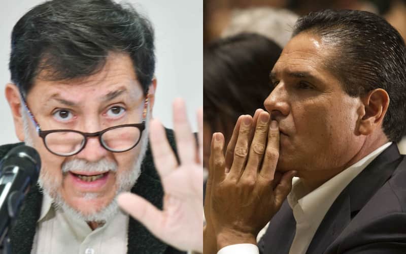 El senador Gerardo Fernández Noroña criticó al exgobernador Aseguró que Aureoles es una persona ambiciosa