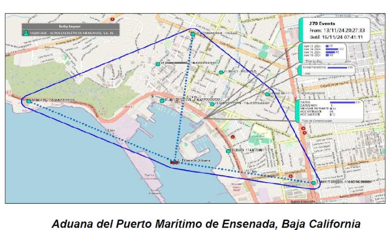 Trabajos de inteligencia revelaron el patrón de movimientos de los principales operadores de la red de huachicol fiscal, trazando un mapa que conectaba a ejecutivos de empresas fantasma con siete aduanas marítimas. Huachicol fiscal