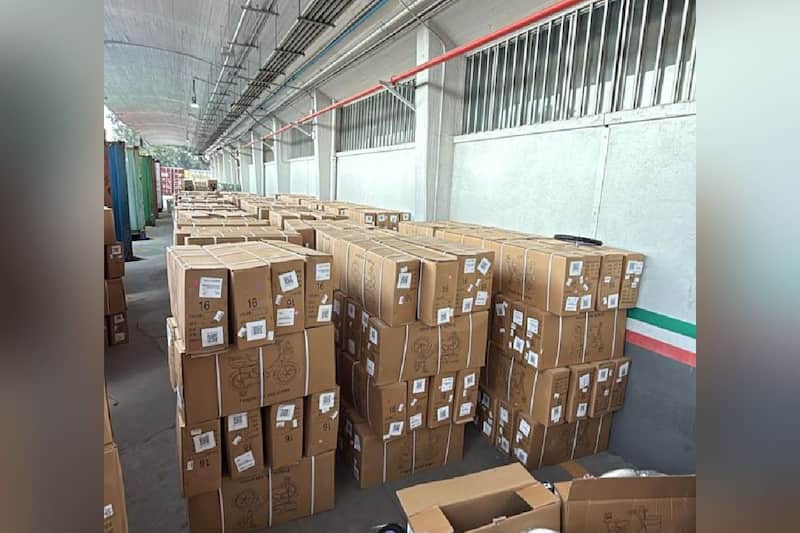 La ANAM y la SSPC incautaron más de 300 millones de pesos en mercancía china de contrabando en la Ciudad de México. Imagen promocional
