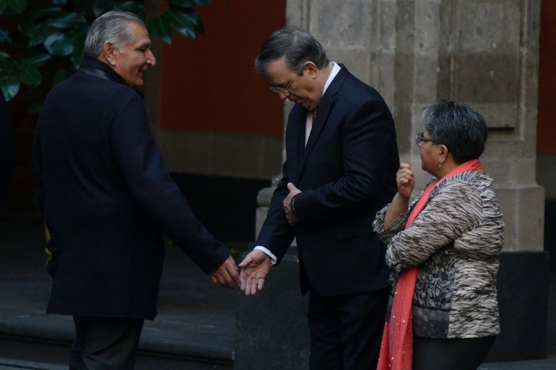 Adán, Ebrard y Buenrostro