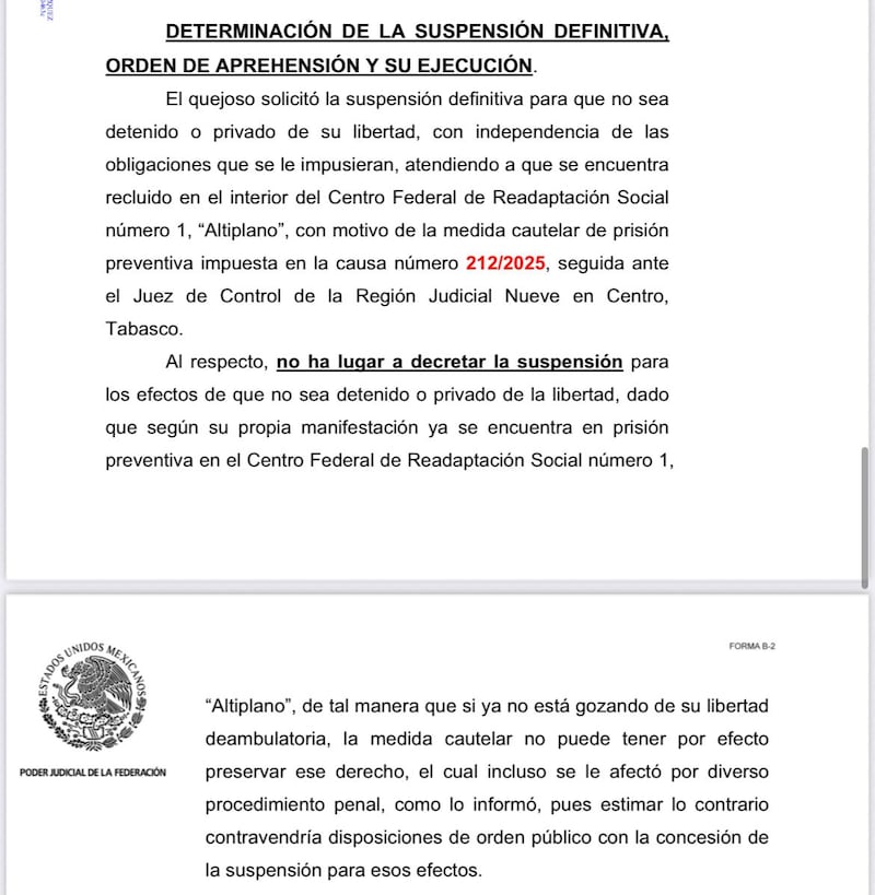 Hernán Bermúdez, orden de arresto