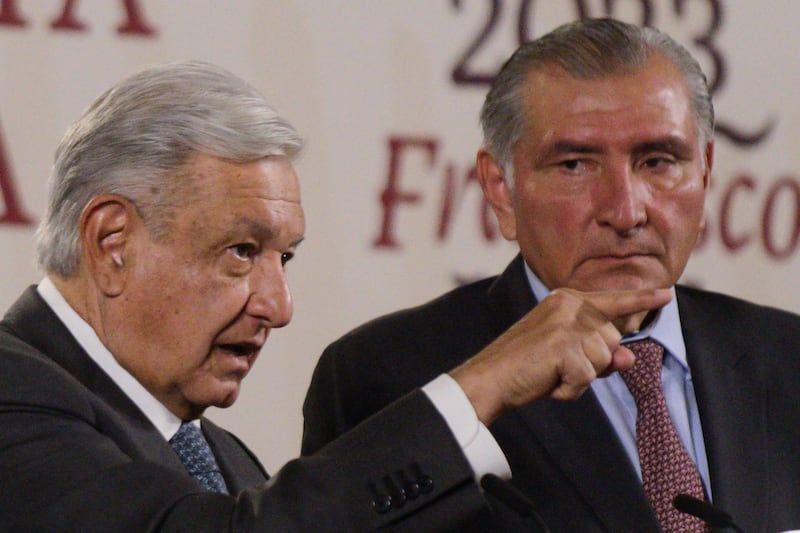 AMLO y Adán Augusto López