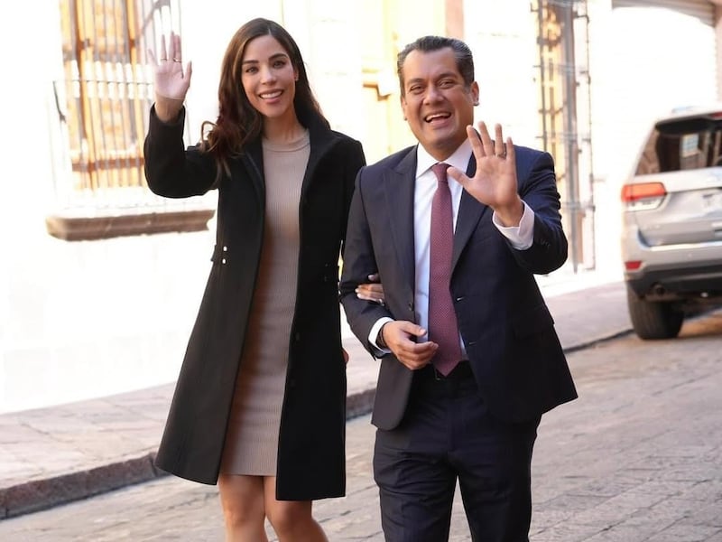 Diana Karina Barreras y Sergio Gutiérrez Luna