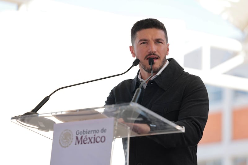El gobernador de Nuevo León Samuel García