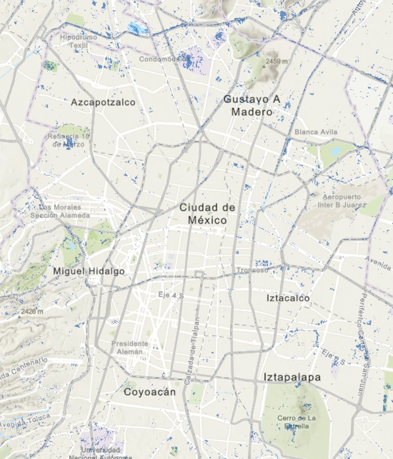 Mapa de la UNAM