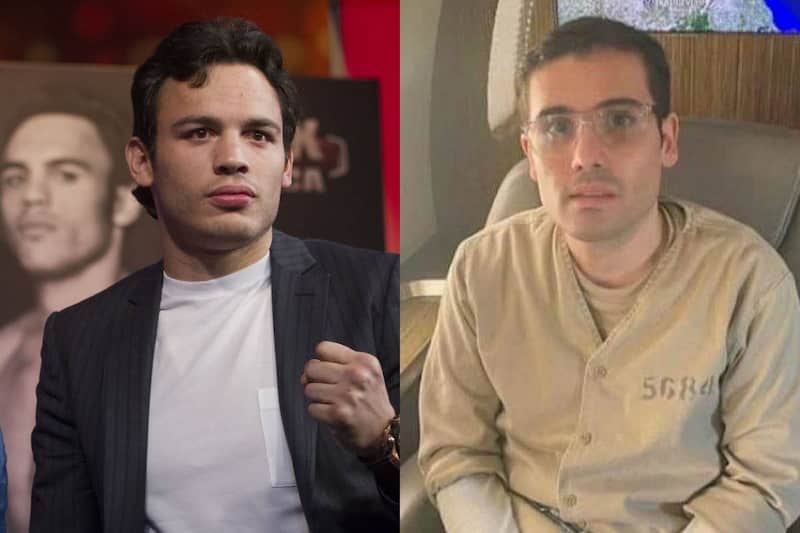 Esta es la relación entre Julio César Chávez Jr y Ovidio Guzmán Esta es la relación entre Julio César Chávez Jr y Ovidio Guzmán
