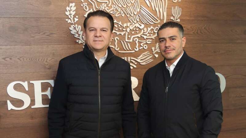 Esteban Villegas, gobernador de Durango y Omar García Harfuch, titular de la SSPC Imagen promocional