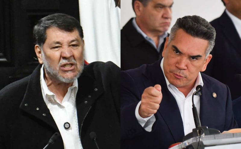 Gerardo Fernández Noroña y Alito Moreno