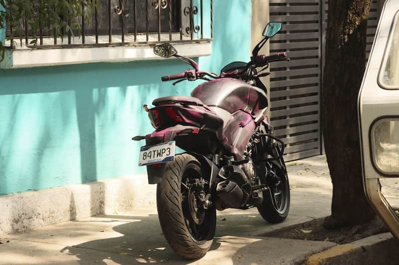 Motocicleta que habría sido usada en el asesinato de Ximena y José Motocicleta que habría sido usada en el asesinato de Ximena y José