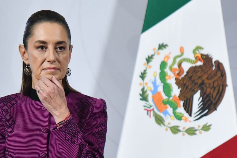 Claudia Sheinbaum, presidenta de México en conferencia matutina