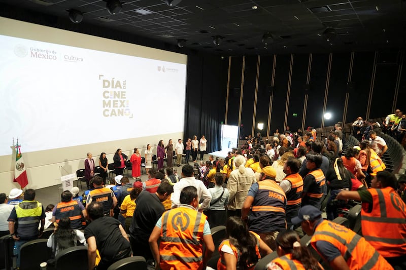La presidenta Claudia Sheinbaum Pardo encabeza festejo por el Día del Cine Mexicano