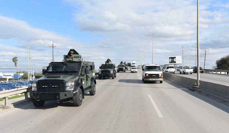 Efectivos del Ejército Mexicano tiene presencia en Reynosa, Tamaulipas Alertan sobre inseguridad en la carretera Reynosa-Monterrey