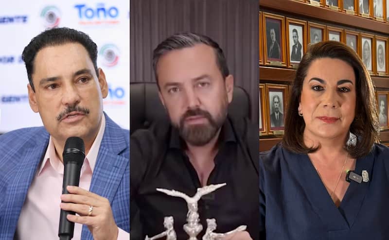 Antonio Martín del Campo, Arturo Ávila y Lorena Martínez Aspirantes Aguascalientes 2027