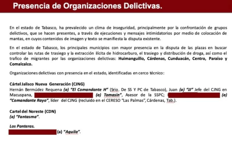 Informe de CNI