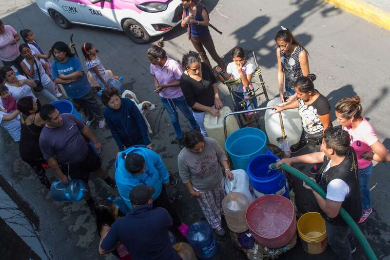 Suspensión de agua potable en la capital por los trabajos en el Sistema Cutzamala Suspensión de agua potable en la capital por los trabajos en el Sistema Cutzamala