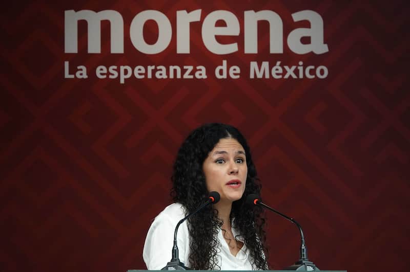 La dirigente nacional de Morena dice que les fue muy bien en durango y veracruz la dirigente en una conferencia de prensa
