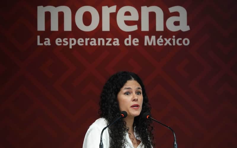 El partido Morena se encuentra en la mira de EUA Luisa María Alcalde, dirigente nacional de Morena