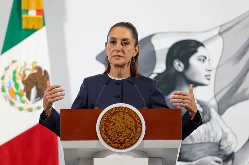 Claudia Sheinbaum, presidenta de México, encabezó la Mañanera del Pueblo Claudia Sheinbaum, presidenta de México, encabezó la Mañanera del Pueblo desde Palacio Nacional este 26 de mayo de 2025.