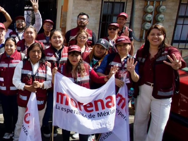 Simpatizantes de Morena