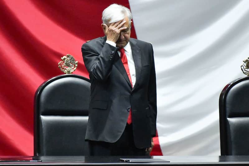 Diversos medios internacionales han señalado presuntos vínculos del crimen organizado y políticos mexicanos el expresidente lópez obrador durante la toma de protesta de sheinbuam pardo