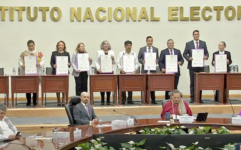 INE entrega de constancias