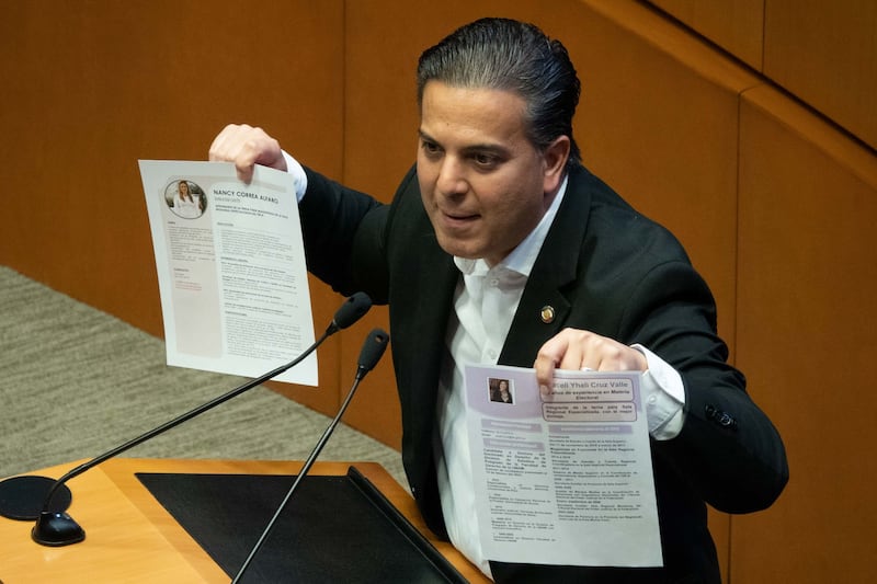 El exsenador panistas, Damián Zepeda. Damián Zepeda