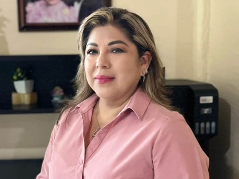 Yesenia Lara Gutiérrez, candidata de Morena-PVEM en Texistepec, Vearcruz, fue asesinada a balazos. En la imagen aparece Yesenia Lara Gutiérrez, candidata de Morena-PVEM en Texistepec, Vearcruz, quien fue asesinada la noche del 11 de mayo de 2025.